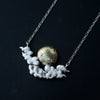 cocoon / Cloud & Moon necklace