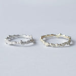 wada maki / Olive Bark Ring (Fragment) SV/K10YG