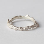 wada maki / Olive Bark Ring (Fragment) SV/K10YG