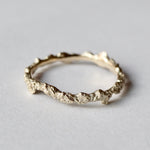 wada maki / Olive Bark Ring (Fragment) SV/K10YG