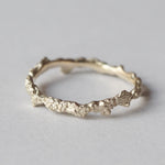 wada maki / Olive Bark Ring (Fragment) SV/K10YG