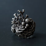 cocoon / Coral Leaf Ring Silver