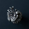 cocoon / Coral Leaf Ring Silver