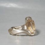 【-12/28限定】SUI by PROOF OF GUILD / One of a kind Ring Rough stream Rutile Quartz 2