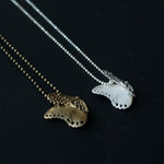 cocoon / Asagi butterfly necklace