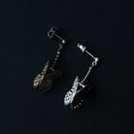 cocoon / Asagi butterfly earrings