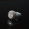 GERMEDEUR / Knight of the Round Pinky Ring Brown Diamond K18YG×SV #4