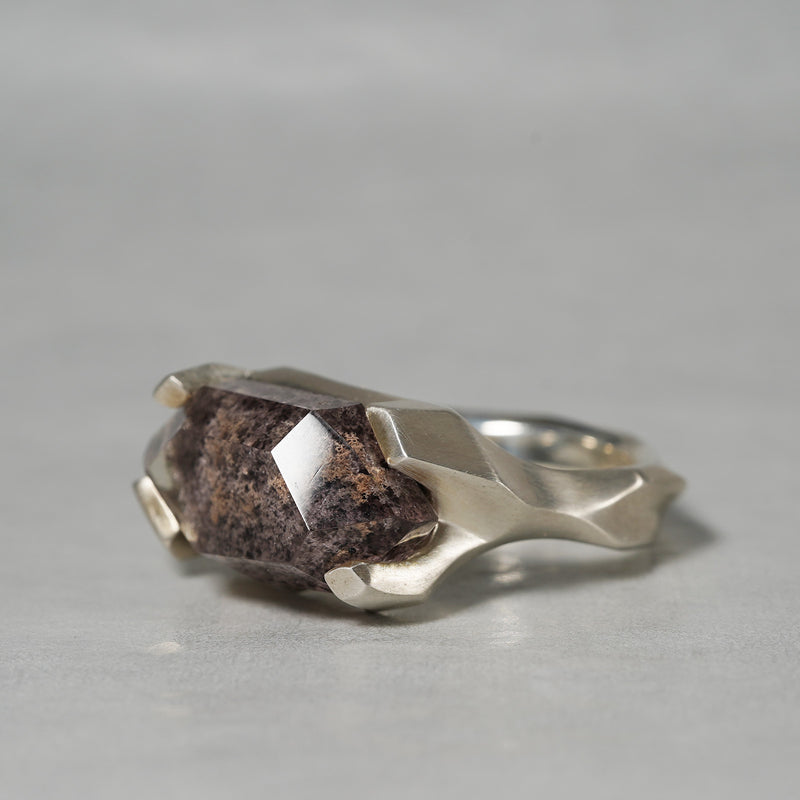 【-12/28限定】SUI by PROOF OF GUILD / One of a kind Ring Mined-Stone Ring Garden Quartz 2