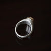 GERMEDEUR / Knight of the Round Pinky Ring Brown Diamond K18YG×SV #4