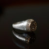 GERMEDEUR / Knight of the Round Pinky Ring Brown Diamond K18YG×SV #4