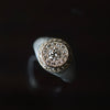 GERMEDEUR / Knight of the Round Pinky Ring Brown Diamond K18YG×SV #4