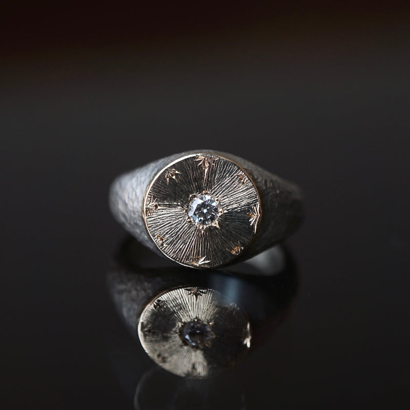 GERMEDEUR / Aegis "Garden" Signet Pinky Ring