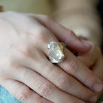 【-12/28限定】SUI by PROOF OF GUILD / One of a kind Ring Rough stream Rutile Quartz 2