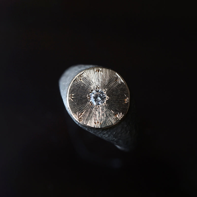 GERMEDEUR / Aegis "Garden" Signet Pinky Ring