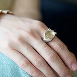 【-12/28限定】SUI by PROOF OF GUILD / One of a kind Ring Rough stream Rutile Quartz 3