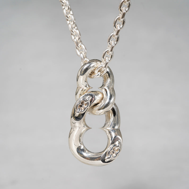 GIFTED / IMPLOSION CURVE CHAIN NECKLACE M SV