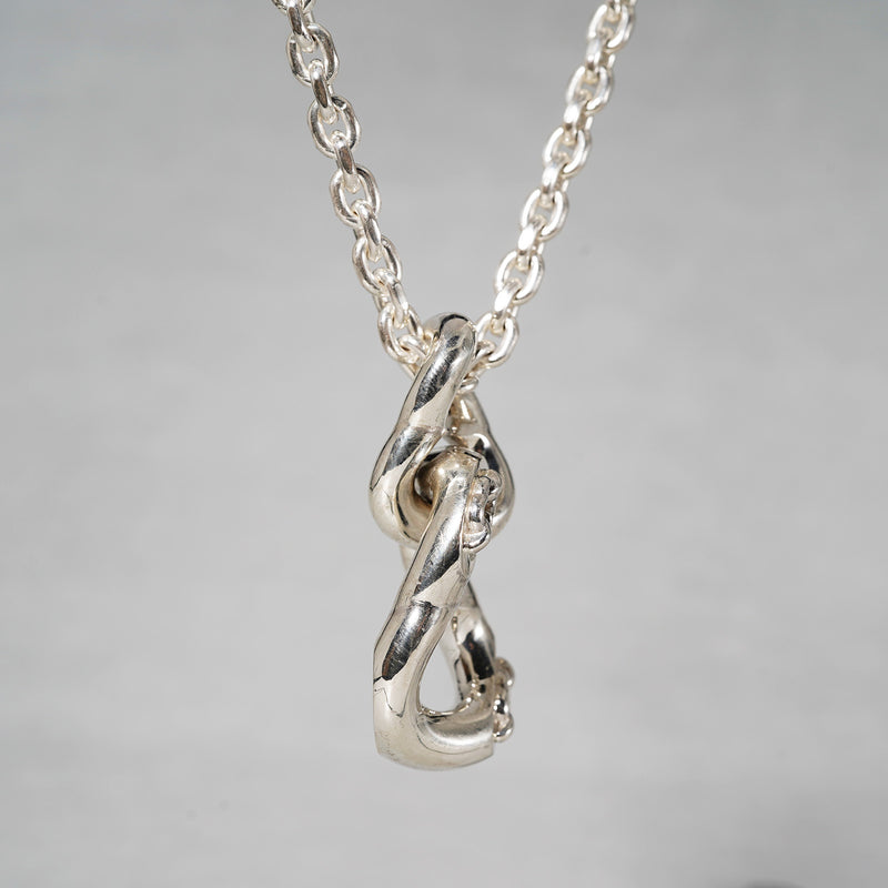 GIFTED / IMPLOSION CURVE CHAIN NECKLACE M SV