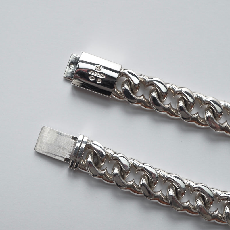 GIFTED /【Archive】IMPLOSION CUBAN CHAIN BRACELET Φ3 S