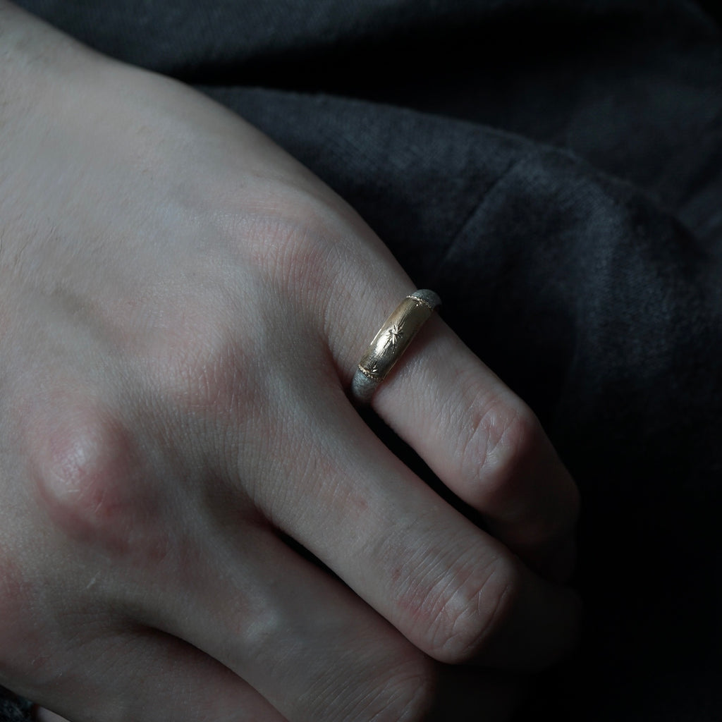 GERMEDEUR / Two Tone Precious Ring