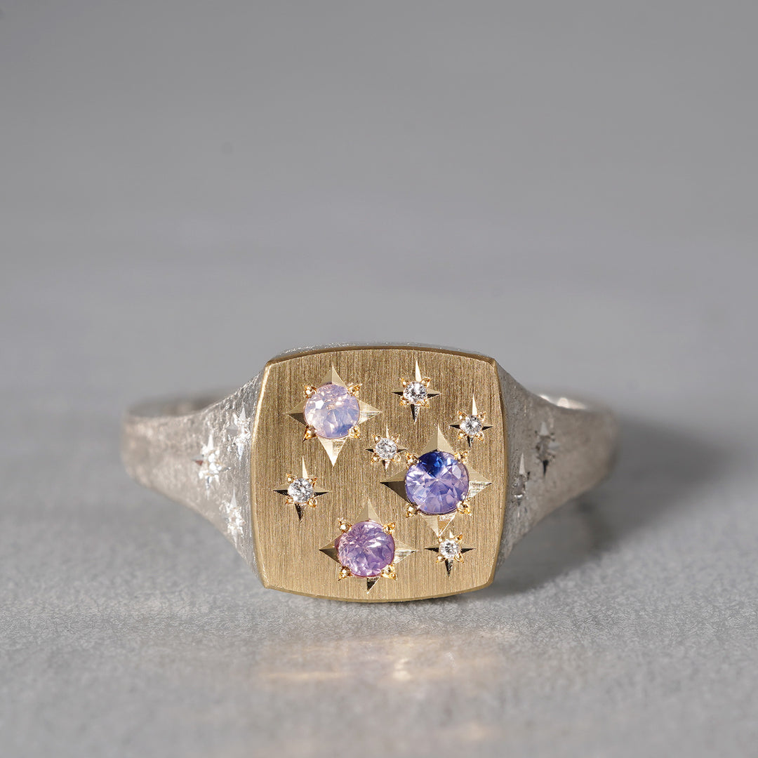 7/20限定】GICLAT / Silver Collection K18YG/silver x Diamond GLR784
