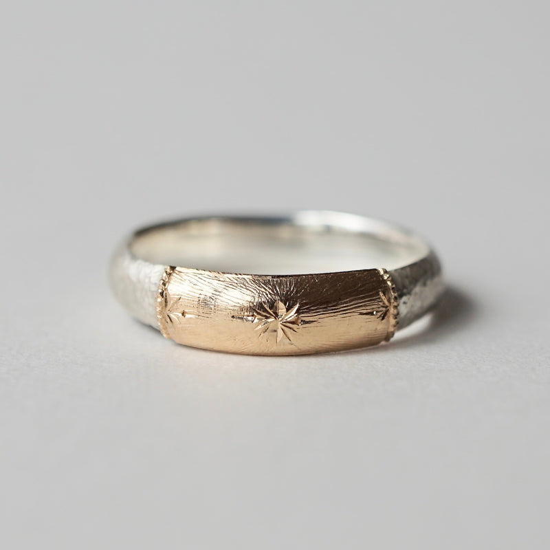 GERMEDEUR / Two Tone Precious Ring