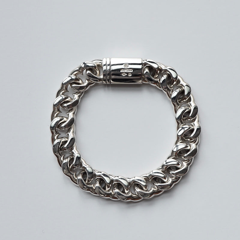 GIFTED /【Archive】IMPLOSION CUBAN CHAIN BRACELET Φ3 S