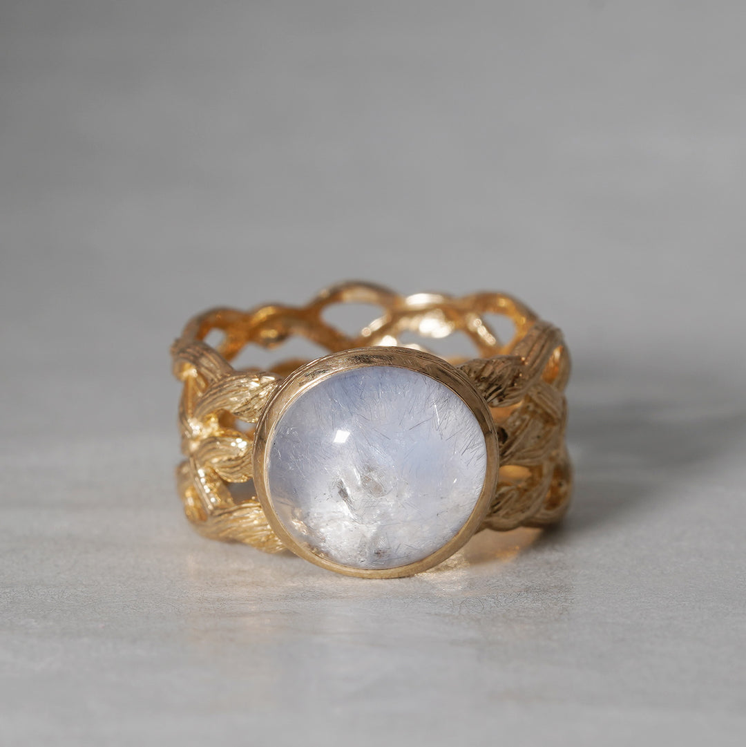 moemi sugimura モエミスギムラ クォーツインクォーツ リング