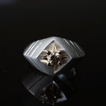 GERMEDEUR / Airrial Garden Ring Brown Zircon
