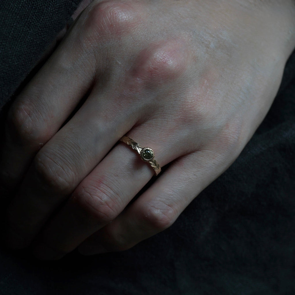GERMEDEUR / Cronus Ring Demantoid Garnet