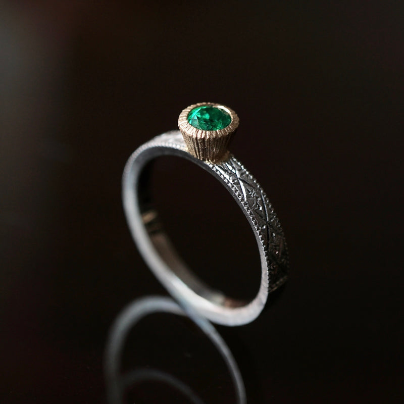 GERMEDEUR / Cronus Ring エメラルド
