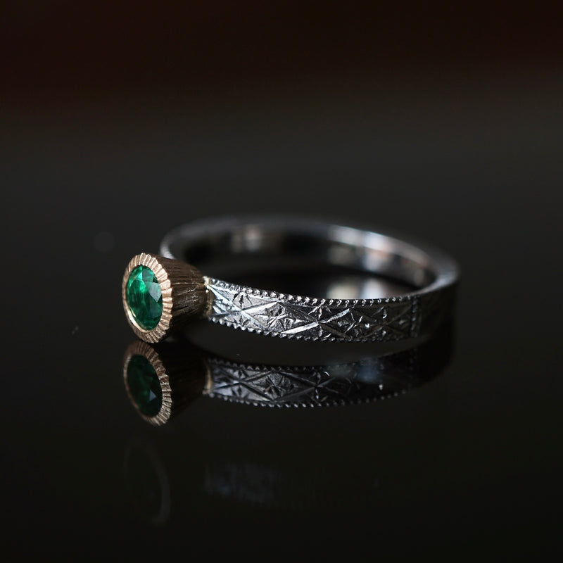 GERMEDEUR / Cronus Ring エメラルド