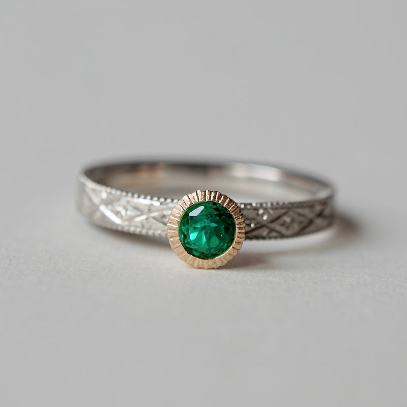 GERMEDEUR / Cronus Ring エメラルド