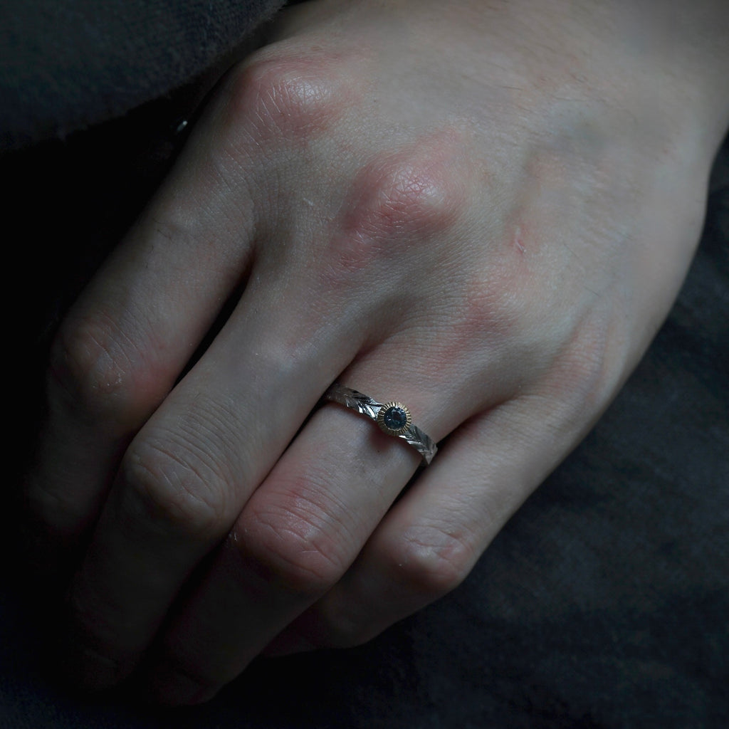 GERMEDEUR / Cronus Ring Aquamarine