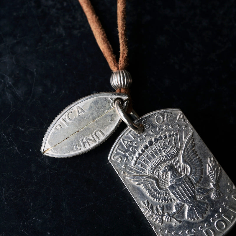 美品　BIG HAND イーグルペンダントトップ　頭金　シリアルナンバー入り BIG TREE / Half Dollar Coin Pendant エメラルド – Fuligo / Fuligoshed