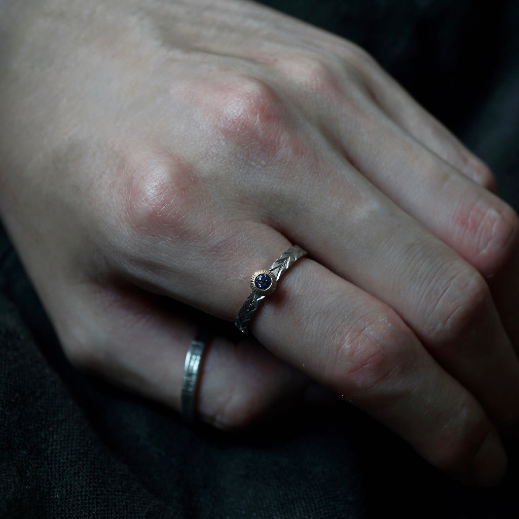 GERMEDEUR / Cronus Ring Blue Spinel