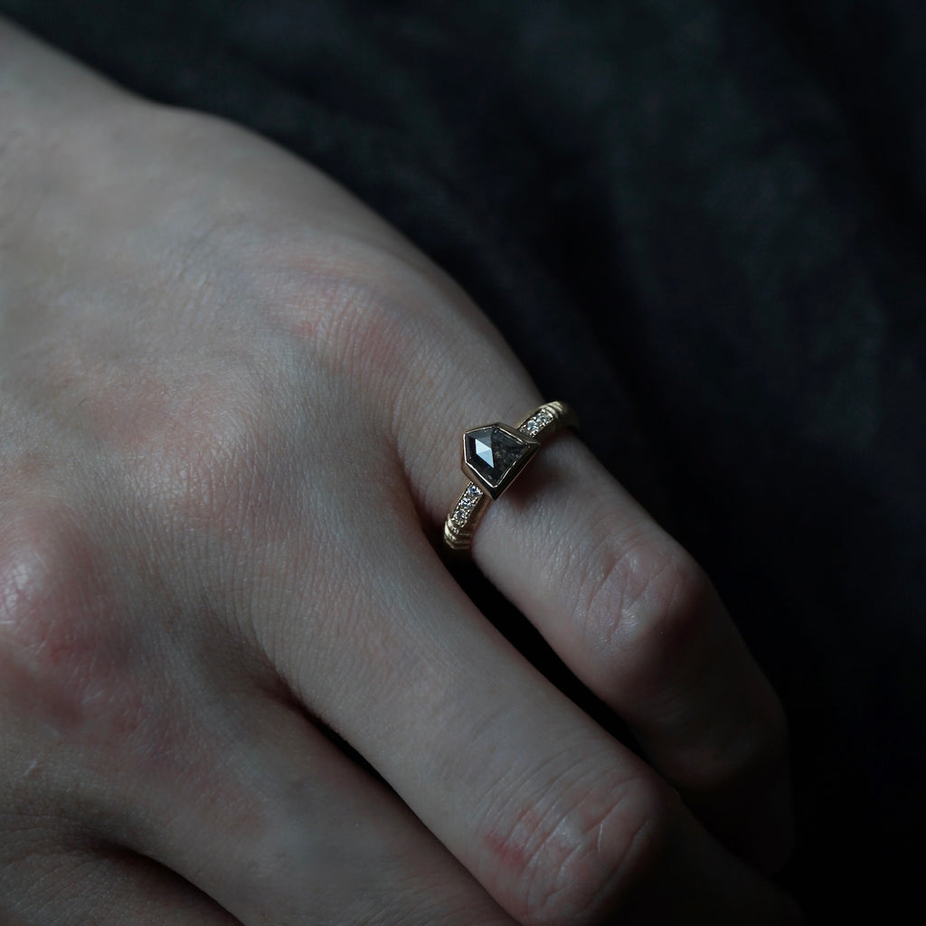 GERMEDEUR / King Ring Black Diamond