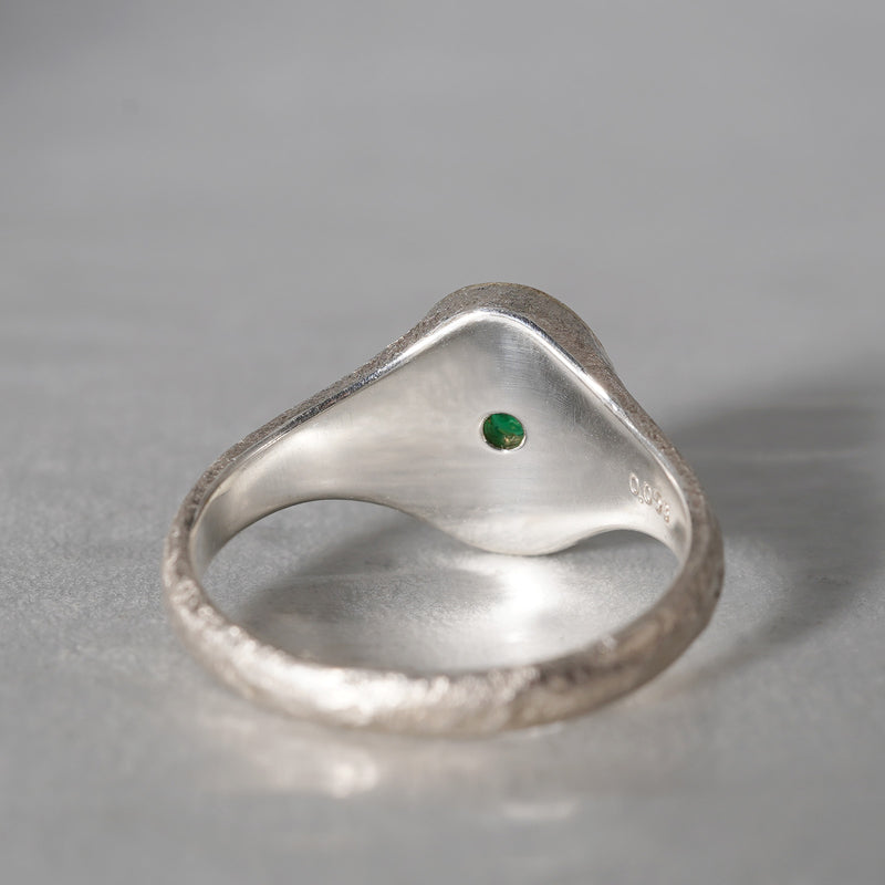 7/20限定】GICLAT / Silver Collection K18YG/silver x Emerald GLR596