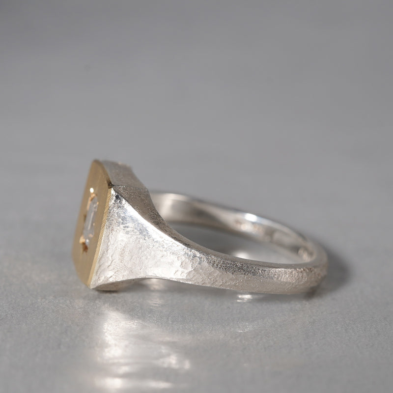 7/20限定】GICLAT / Silver Collection K18YG/silver x Diamond GLR784