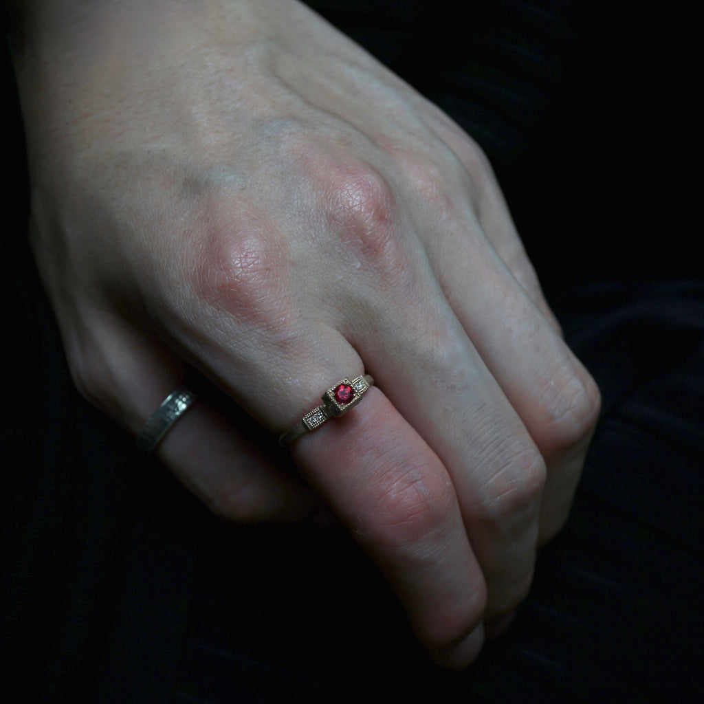 GERMEDEUR / PANDORA CUBE Ring Ruby