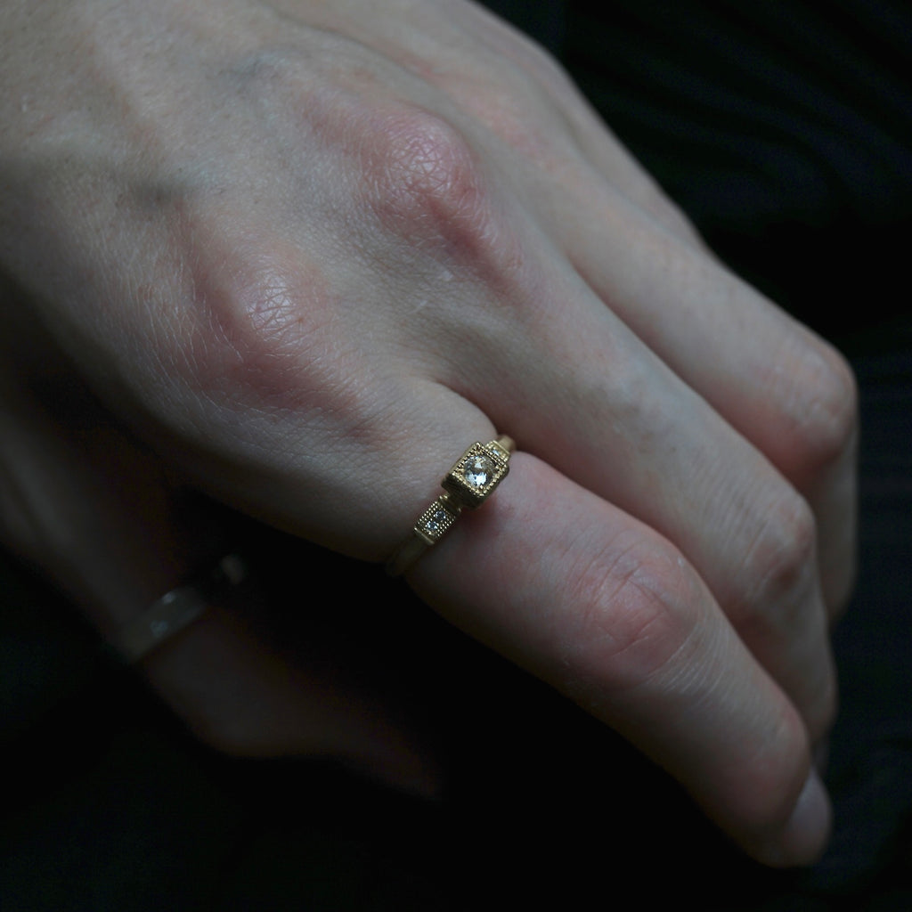 GERMEDEUR / PANDORA CUBE Ring Diamond