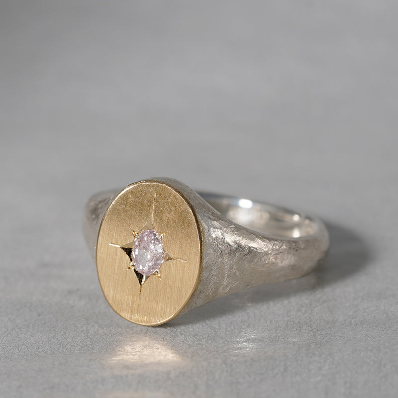 GICLAT / Silver Collection K18YG/silver x Pink Diamond