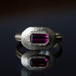 GERMEDEUR / Shield Ring Rubelite
