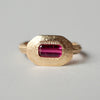 GERMEDEUR / Shield Ring Rubelite
