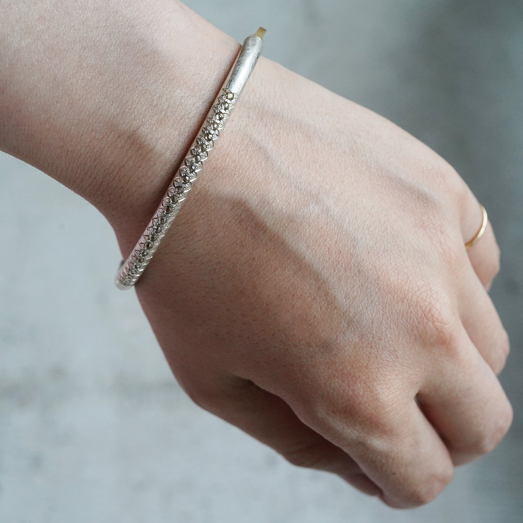 期間限定お値下げ！ＦＵＬＩＧＯＦＵＬＩＧＯＳＩＴＥＤ　シルバーバングル bracelet – Fuligo / Fuligoshed