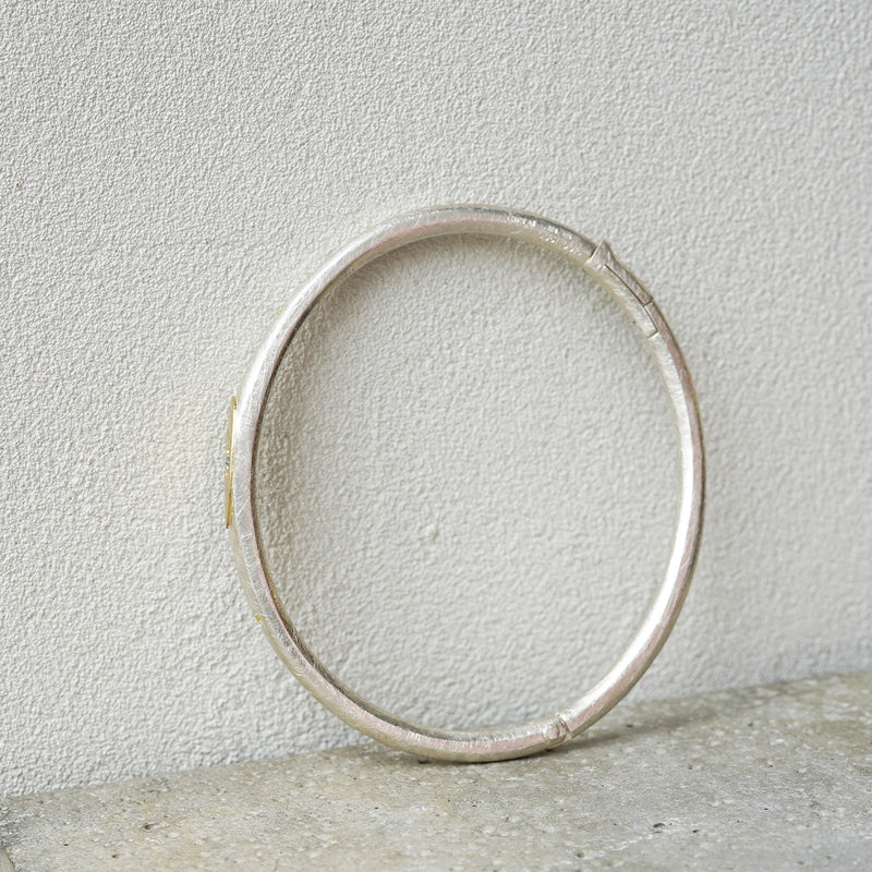 7/20限定】GICLAT / Bracelet K18YG x SV925 Gray diamond/ yellow