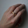GERMEDEUR / Babel Column Ring K18GP