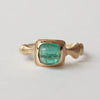 GERMEDEUR / Pyramid ring emerald