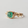 GERMEDEUR / Pyramid ring emerald