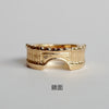 GERMEDEUR / Babel Column Ring K18GP