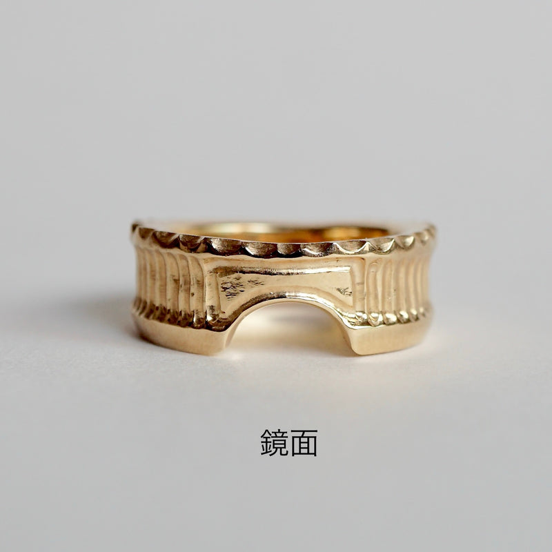 GERMEDEUR / Babel Column Ring K18GP